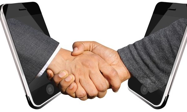 introduction shaking hands