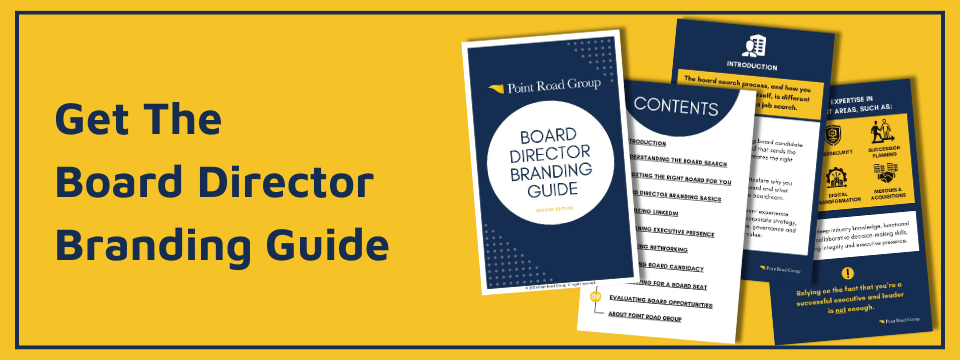Board Director Branding Guide Blog Post | Point Road Group